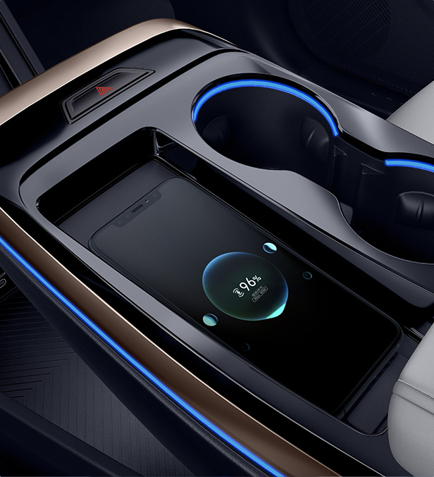 Say goodbye to battery worry with 40W wireless rapid charging for mobile phones.